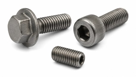 Flange bolt, socket cap screw and grub screw