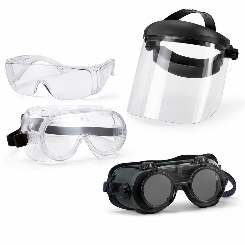 Safety glasses, goggles, face shield and welding goggles